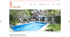 Desktop Screenshot of 88villas.com