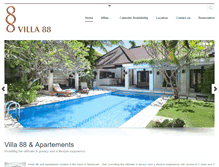 Tablet Screenshot of 88villas.com